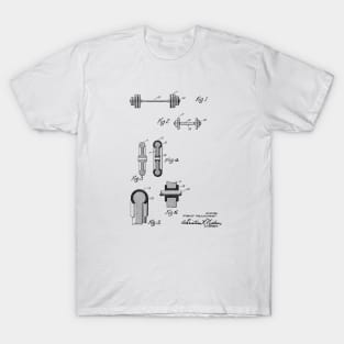 Drum Bell Vintage Patent Drawing T-Shirt